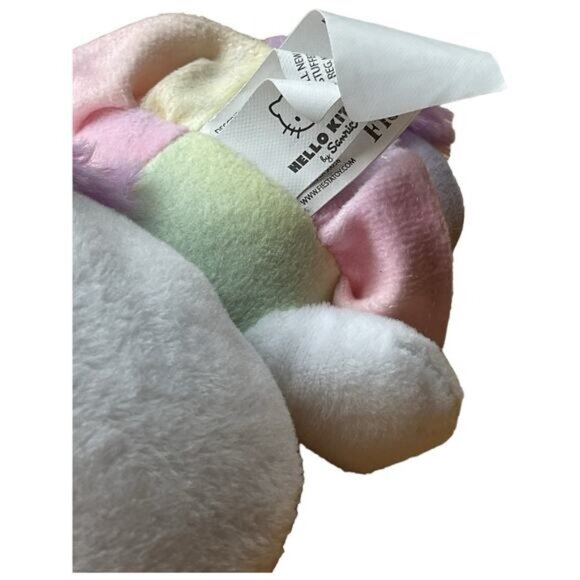 Hello Kitty Unicorn Plush 5.5" Sanrio 2018 Rainbow Pastel Stuffed Toy - Picture 3 of 3